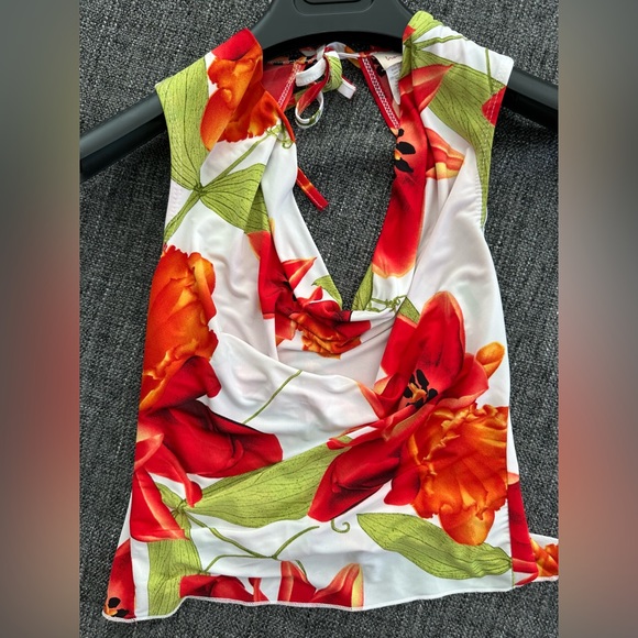 Multicolor Open Back Top - Picture 3 of 6